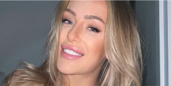 good looking woman showing-off her perfect teeth work