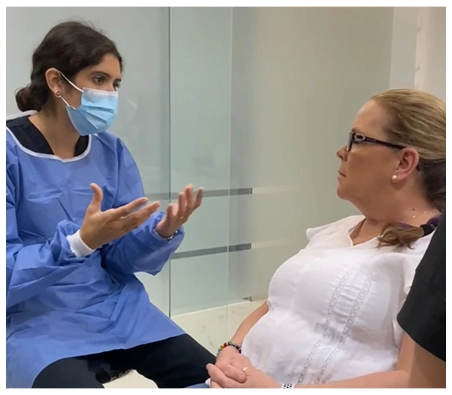 a1 dental specialist consulting with a patient 