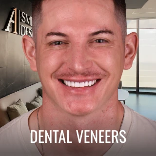 patient portrait with veneers smile results at A1 Smile Design