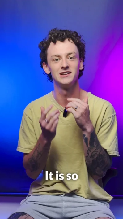 testimonial speaker sharing experience with A1 Smile Design