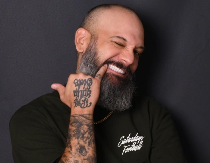 Happy male patient smiling after veneers treatment, smile makeover results, porcelain veneers transformation, cosmetic dentistry success, natural white teeth smile