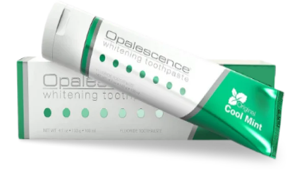 A tube of professional teeth whitening toothpaste.